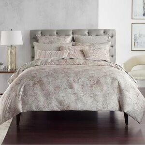 Hotel Collection Speckle Cotton Duvet Cover Queen Pillow Shams Pair